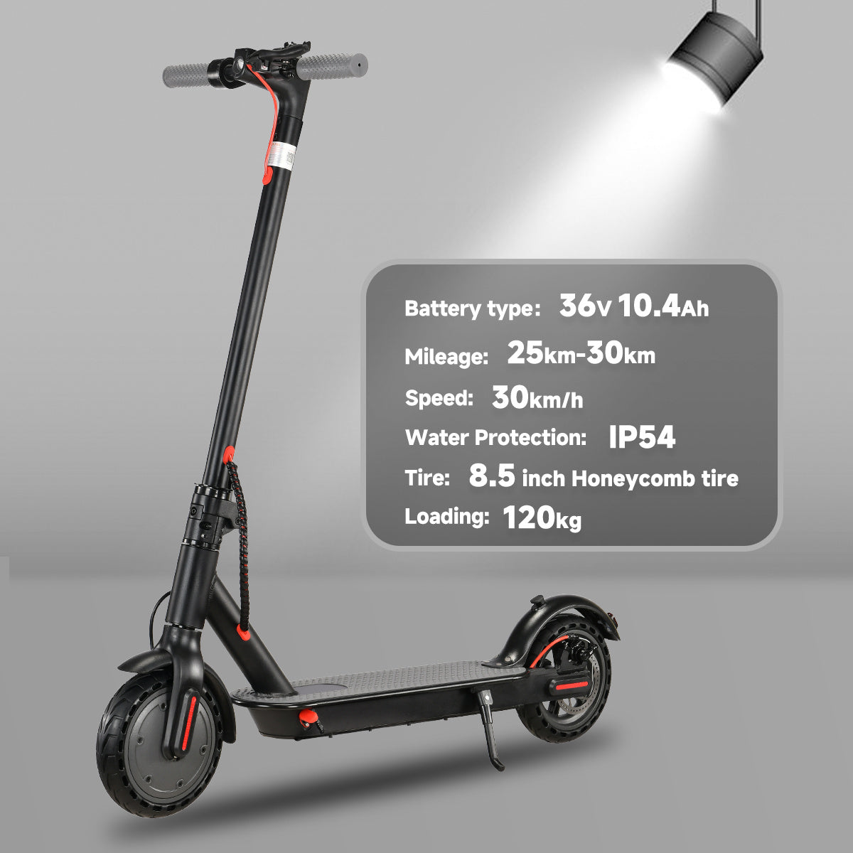 VoltStrider™ Esprit Urban Eight – 8.5" Smart Electric Scooter DE
